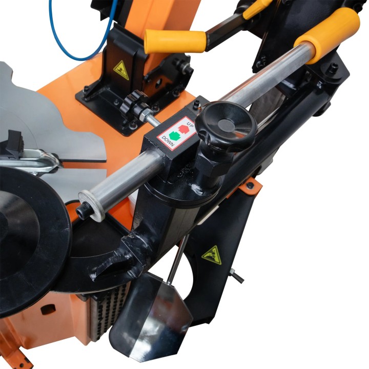 Démonte-pneu leverless 26" potence basculante – Vitesse variable + bras aide 230V