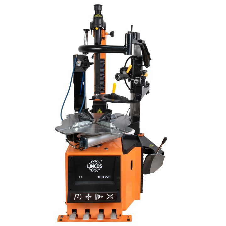 Démonte-pneus 26" colonne pneumatique inclinable – Bras assistance + vitesse variable 230V