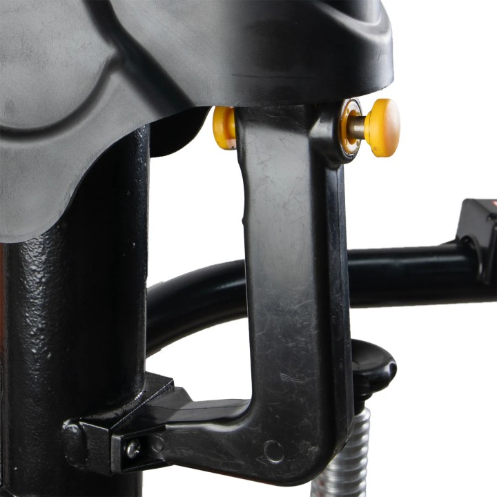 Démonte-pneus 26" colonne pneumatique inclinable – Bras assistance + vitesse variable 230V