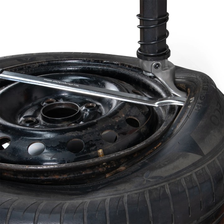 Démonte-pneus 26" colonne pneumatique inclinable – Bras assistance + vitesse variable 230V