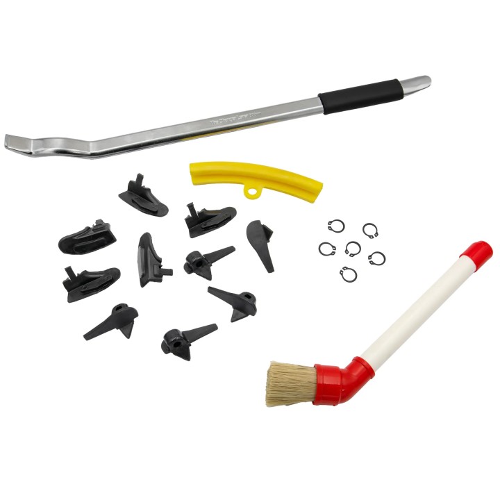 Démonte-pneus 26" colonne pneumatique inclinable – Bras assistance + vitesse variable 230V