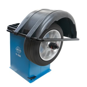 Équilibreuse de roues semi-automatique, 3 programmes aluminium 10 à 24 pouces