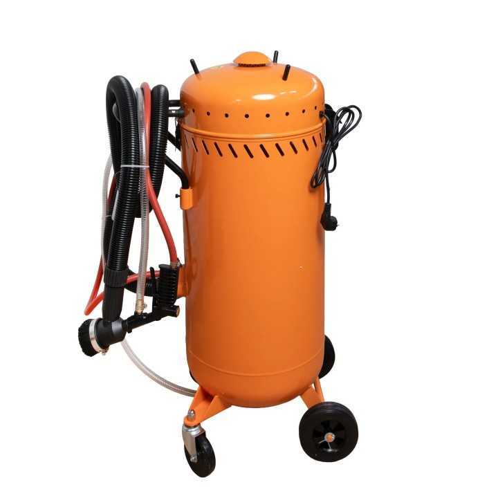 Sableuse Aéro-gommeuse mobile 105L avec aspirateur