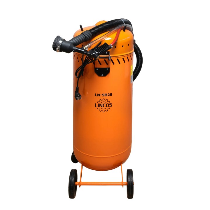 Sableuse Aéro-gommeuse mobile 105L avec aspirateur