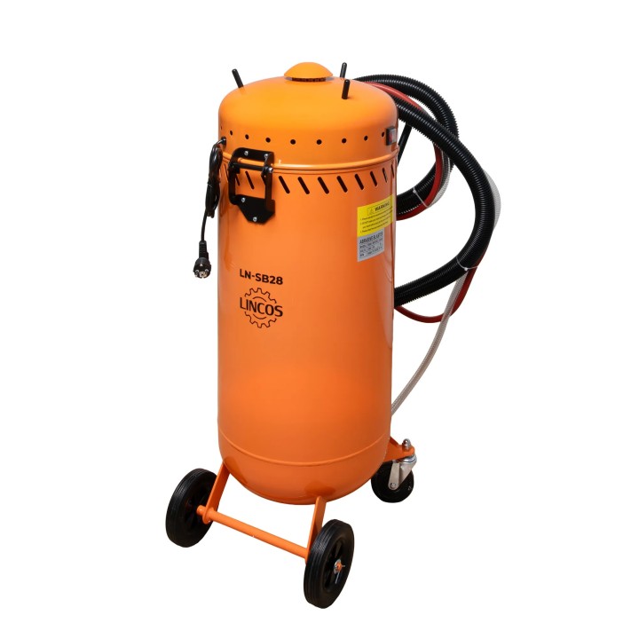 Sableuse Aéro-gommeuse mobile 105L avec aspirateur