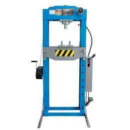 Presse d'atelier hydraulique robuste 30 t avec pompe à pied