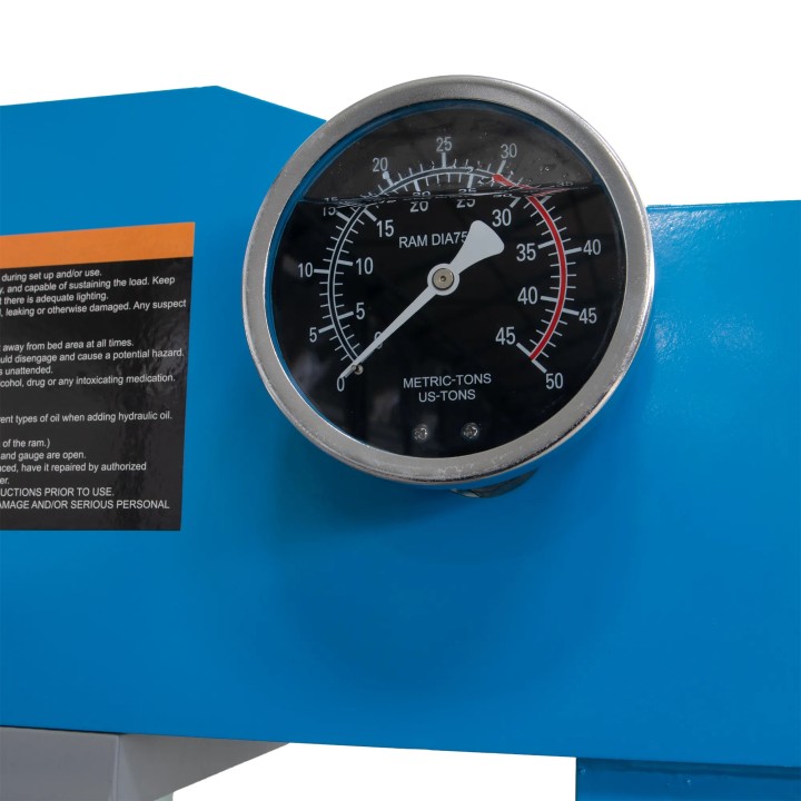 Presse d'atelier hydraulique robuste 30 t avec pompe à pied