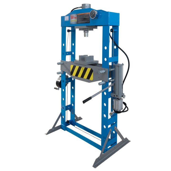 Presse pneumatique robuste d'atelier, 50 tonnes