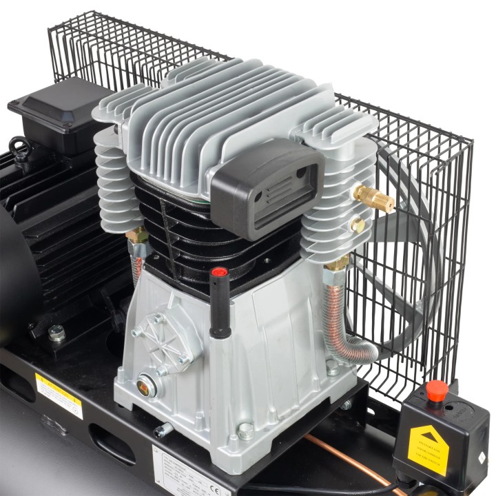 Compresseur d'air industriel, 200 l, 3 kW, 10 bar