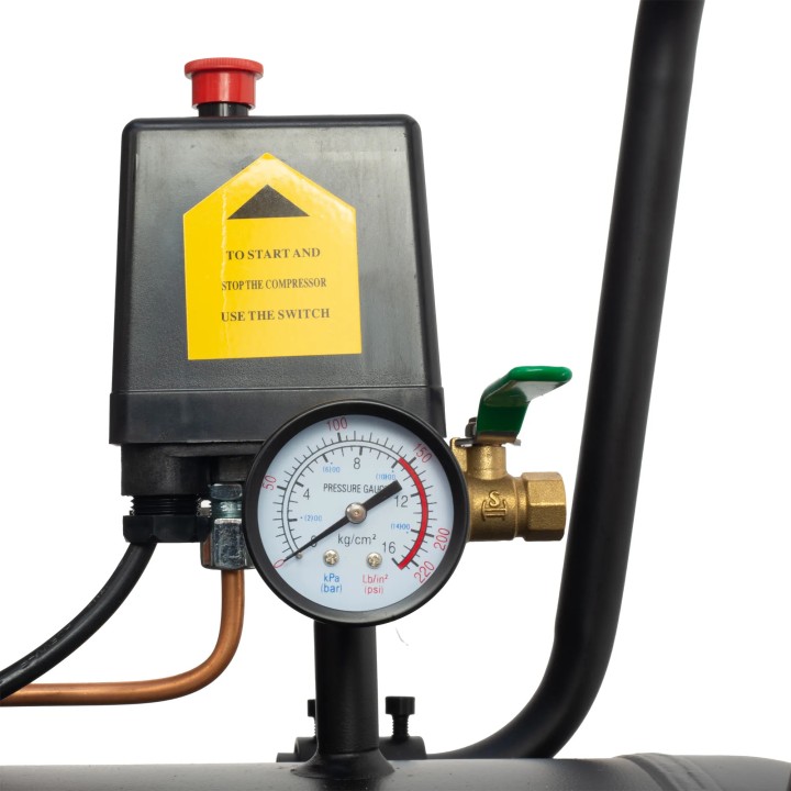 Compresseur d'air industriel, 200 l, 3 kW, 10 bar