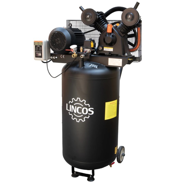 Compresseur d'air vertical  industriel, 200 l, 4 kW, 10 bar