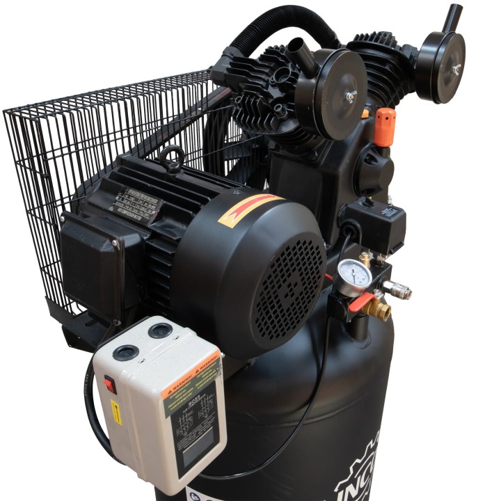 Compresseur d'air vertical  industriel, 200 l, 4 kW, 10 bar