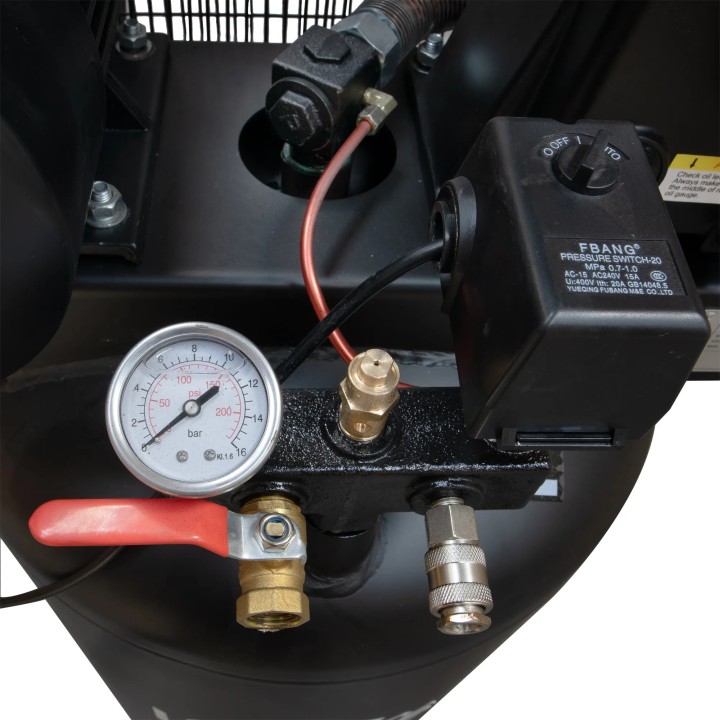 Compresseur d'air vertical  industriel, 200 l, 4 kW, 10 bar