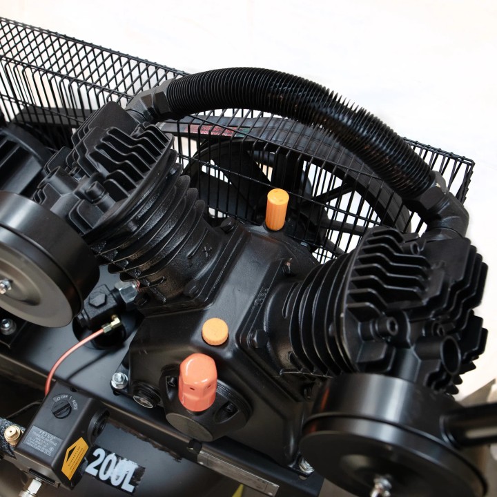 Compresseur d'air vertical  industriel, 200 l, 4 kW, 10 bar