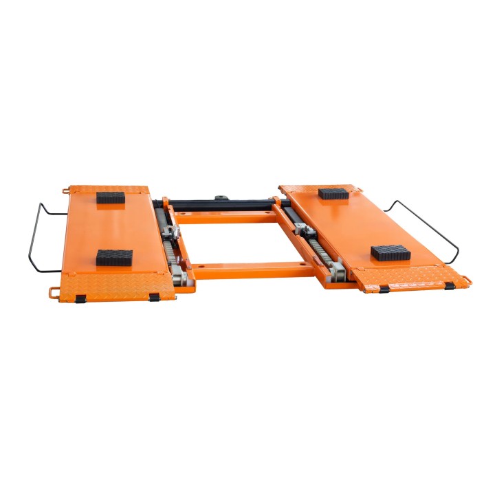 Pont élévateur à ciseaux portable, 3,5 t, 230 V avec déverrouillage électrique et kit de mobilité