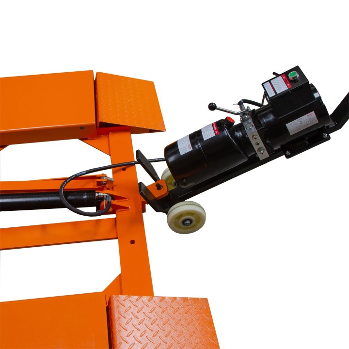 Pont élévateur à ciseaux portable extra-plate, 3,5 t, 220 V