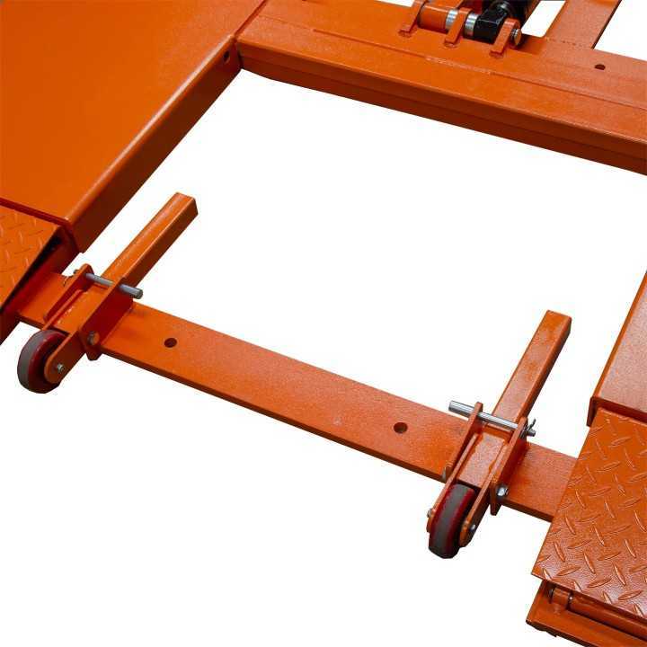 Pont élévateur à ciseaux portable extra-plate, 3,5 t, 220 V