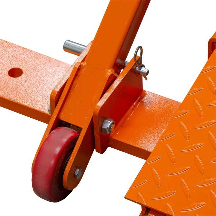 Pont élévateur à ciseaux portable extra-plate, 3,5 t, 220 V