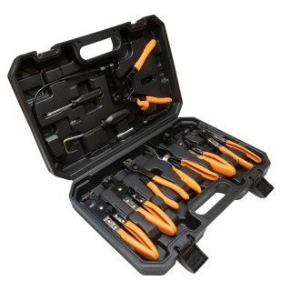 Coffret Pince spécial Collier auto serrant  9 pinces