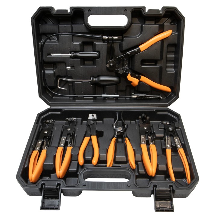 Coffret Pince spécial Collier auto serrant  9 pinces