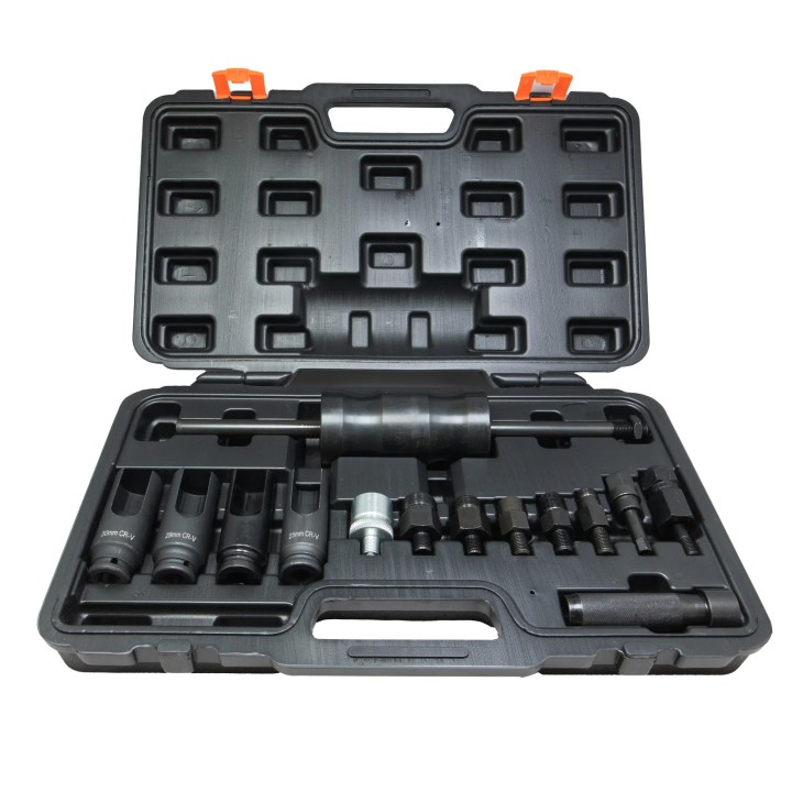 Coffret  extracteurs d'injecteurs, avec marteau à inertie