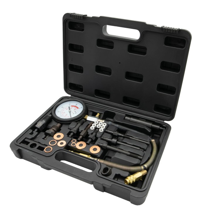 Kit de testeur de compression diesel, avec injecteur, adaptateurs de bougies de préchauffage