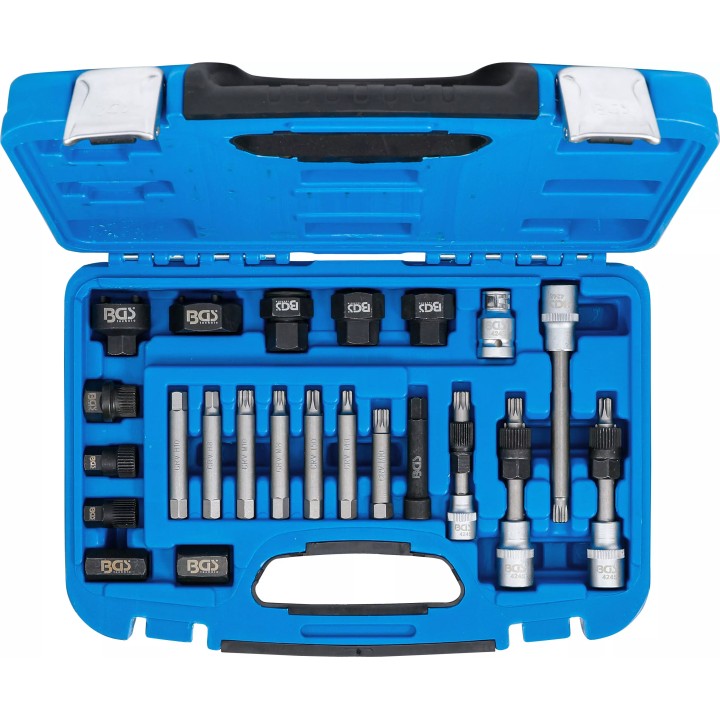 Jeu de clés à embouts et douilles pour alternateur, 23 pièces