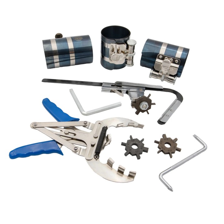 Coffret d’outils pour le montage et nettoyage des segments de piston