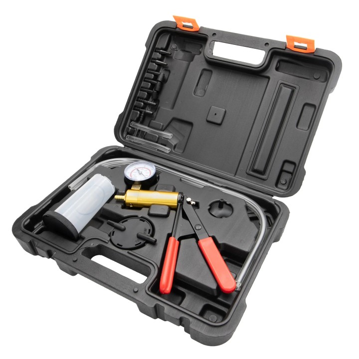 Kit de purge de frein 2 en 1 testeur de pompe à vide à main