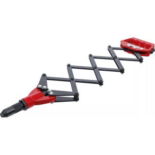 Pince à riveter, sertir  type accordéon, 3,2 - 6,4 mm,  300 - 730 mm