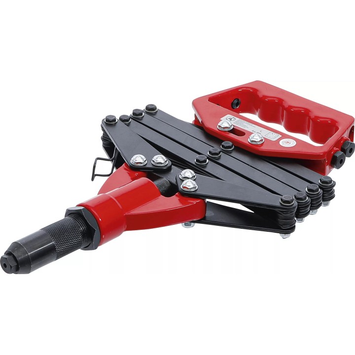 Pince à riveter, sertir  type accordéon, 3,2 - 6,4 mm,  300 - 730 mm