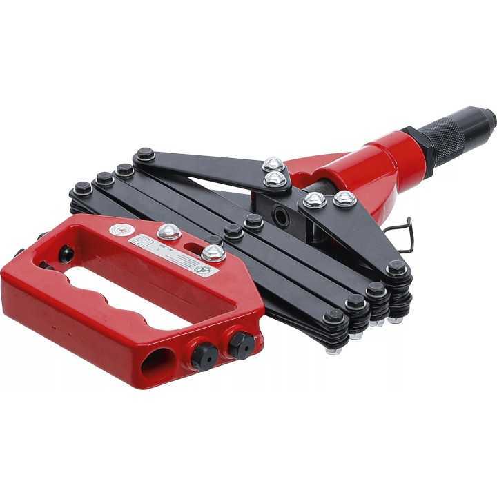 Pince à riveter, sertir type accordéon, 3,2 - 6,4 mm, 300 - 730 mm