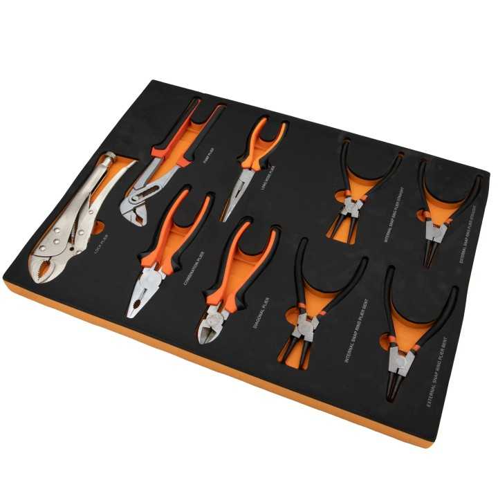 Servante d ateliers mobiles, avec 245 pièces avec outils