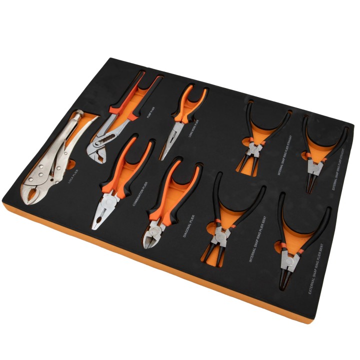 Servante d ateliers mobiles, avec 245 pièces avec outils