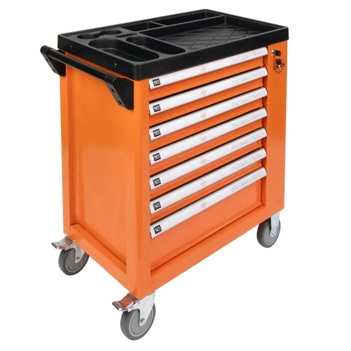 Servante d ateliers mobiles, avec 399 outils