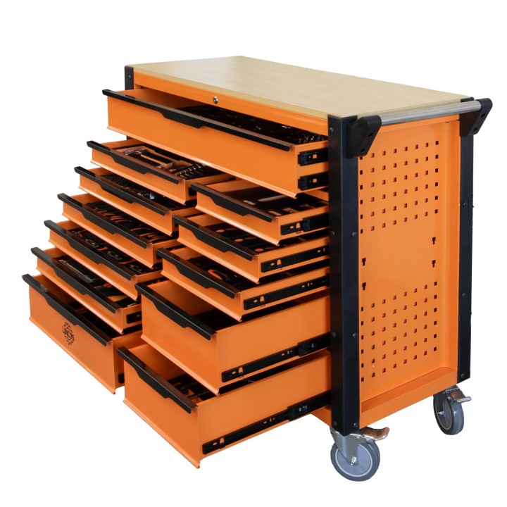 servante d'atelier 12 tiroirs, 542 pièces