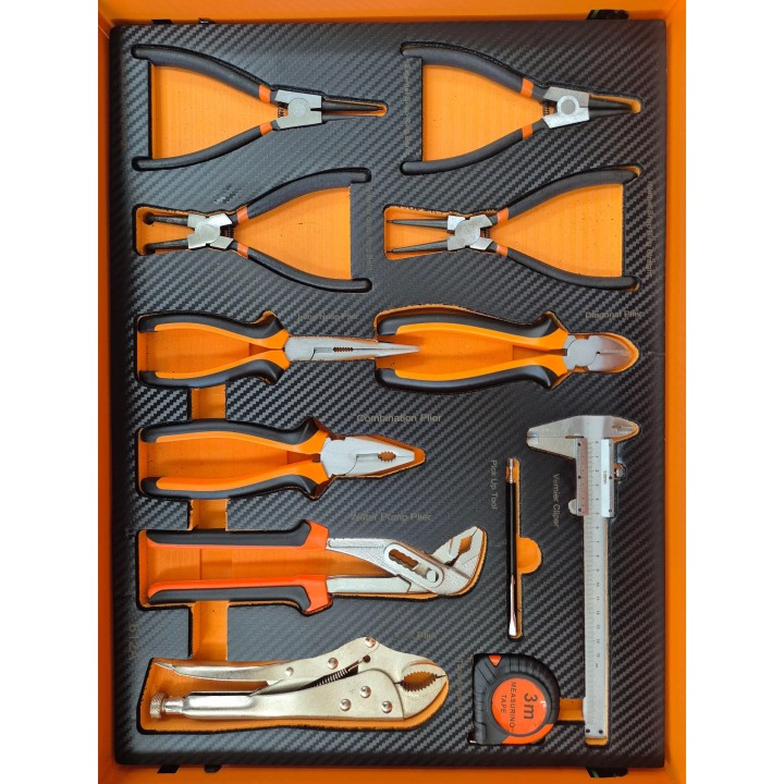 servante d'atelier 12 tiroirs, 542 pièces