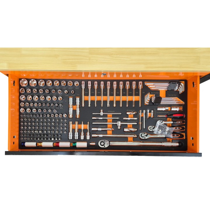 servante d'atelier 12 tiroirs, 542 pièces