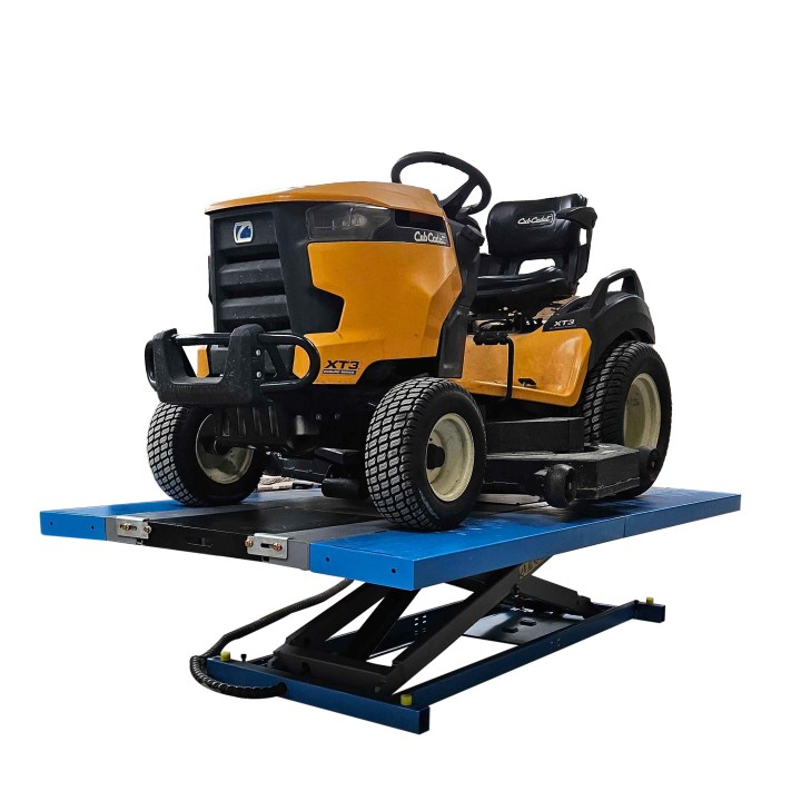 Plateforme d'extension et rampe pour élévateur de moto